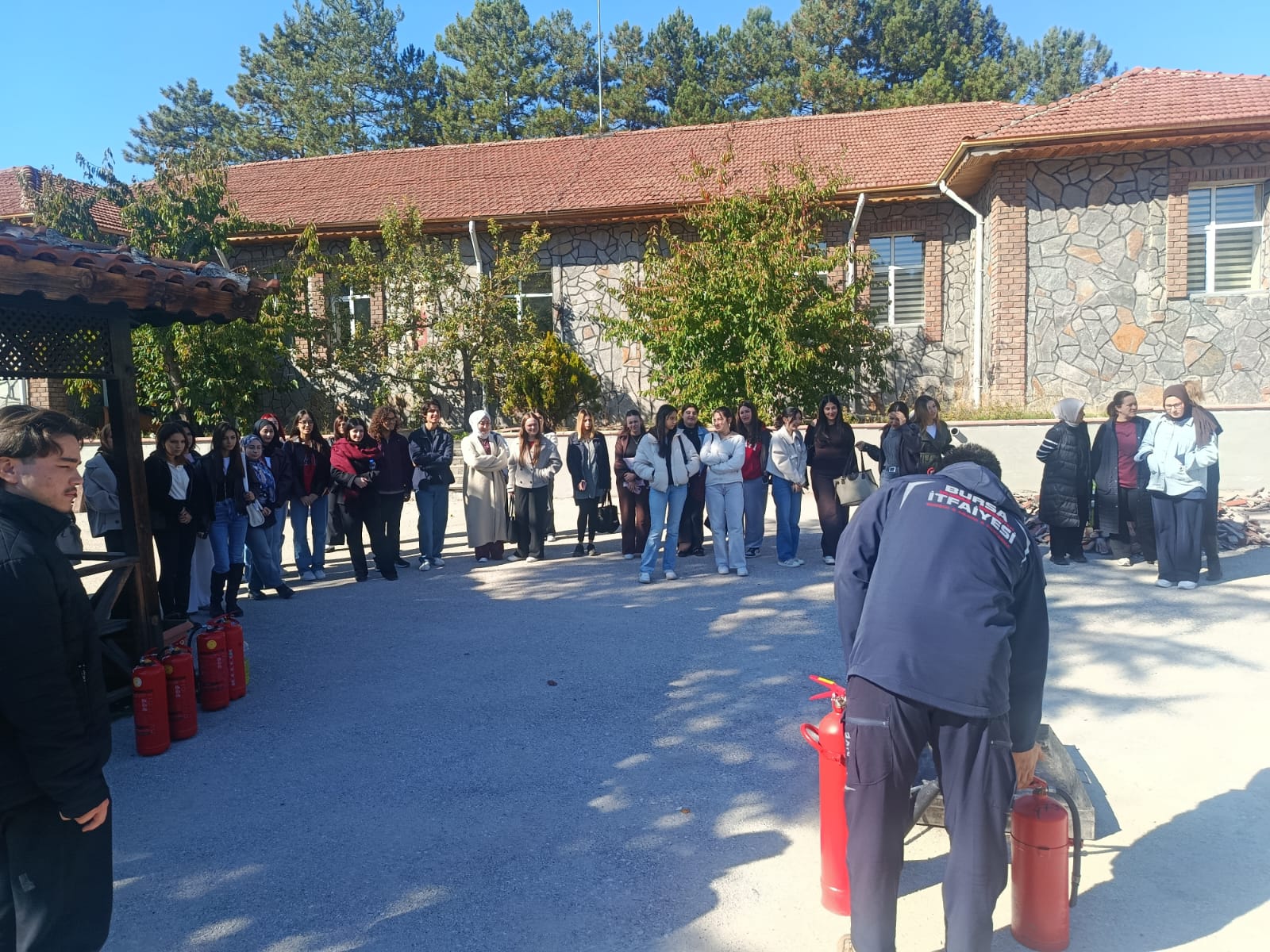 Yangın Söndürme Tatbikatı 